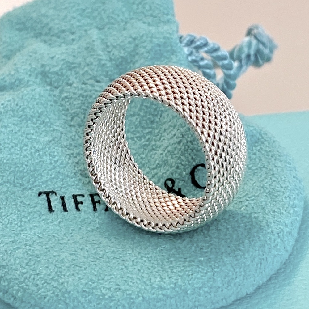 Tiffany & Co. Mesh Weave Dome Ring